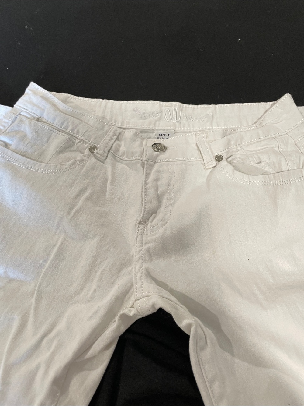 Nudie Jeans White Women's Chinos